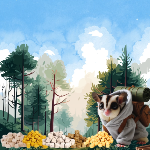 ไข่แดงอบแห้งสัตว์เลี้ยง Freeze-Dried ขนมแมว ขนมชูการ์ เม่น ไข่แดงแท้ 100%