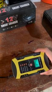 Máy sạc bình ắc quy 12V ngắt tự động khi sạc đầy bình từ 4Ah - 100Ah cho xe máy và ô tô