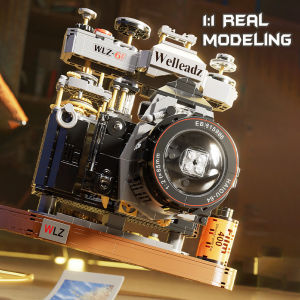 WLZ-6F Building Blocks retro Camera Adolescent Building Set Construction Brick Set Best Gift for Children Teens，Has good collection value