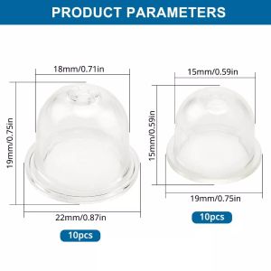 Primer Bulb Silicone Carburetor Pump fit Honda GX35 4-Stroke Grass Cutter Brushcutter Engine