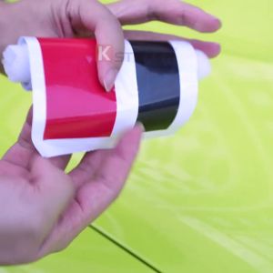 Car Hood Sticker Hexagon Stripes Decal Film Decor Tunning Accessories For VW Volkswagen Tesla Skoda Volvo Suzuki BMW Seat Subaru