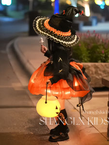 Váy Công Chúa Cà Chua Halloween Cho Bé Gái Bộ Váy Mùa Thu Đông Disney Váy Công Chúa Cotton Pha Trộn Cotton Polyester