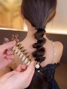 Jelly Phone Hair Rope 7cm สำหรับยืดและมีการรัดผมสไตล์ใหม่ ยางมัดผม Y2K