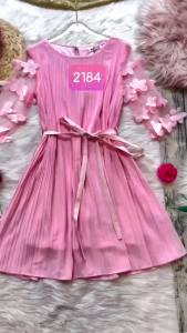 🌹 MYDU SALE | MS 2184 Đầm Tay Lỡ Dập Ly – Đính Hoa Thanh Lịch Dự Tiệc