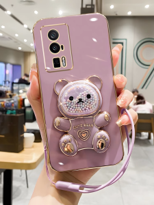 Redmi K60 pro Phone Case Xiaomi 5G Silicone Cover Full Lens Protection Anti-Fall Womens Model with Stand Creative Cute Champion Edition New Model