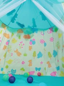 FU Tenda Anak Model Rumah 2 Pintu Warna Warni Tenda Castle Tenda Princess Anak Rumah