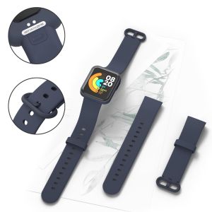 Sport Strap Compatible with Xiaomi Mi Watch Lite - Replacement Band Soft Silicone Band Perfect for Mi Watch Lite Women Men Waterproof Wristbands for Xiaomi Redmi Watch