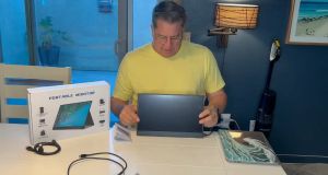 AJVXI 14 inch/15.6 inch touch Portable Monitor hdmi type-c 300cd/m2 IPS Gaming Touch Monitor 100%sRGB For PC PS3/4/5 Switch Xbox Laptop monitor computer PC Extended display 3 -year warranty