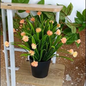 Sampai7an PBP182 Tanaman Hias Bunga Plastik Bonsai Flower Ornamen Dekorasi Pajangan Ruang Tamu COD