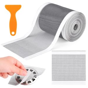【On Sale】Meter Disposable Shower Floor Drain Filter Strainer Bathroom Hair Filter Stopper Catcher Sewer Net Cover