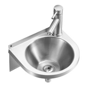 DADIAN | Bồn Rửa Mặt Treo Tường Mini Tròn Inox