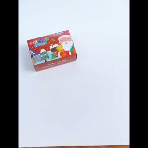 Christmas Gypsum Plaster Doll DIY Christmas Gift Coloring Painting Small Gift 圣诞节DIY石膏娃娃儿童创意圣诞礼物卡通可爱填色绘画石膏小礼品 M009