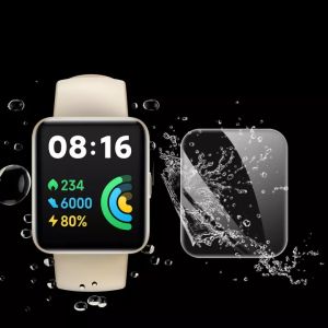 Xiaomi Redmi Watch 2 Lite ฟิล์ม ป้องกันหน้าจอ ฟิล์มกันรอยหน้าจอทรงโค้ง สีดำ ราคาที่สูง