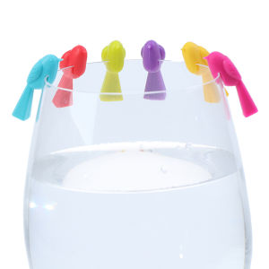 Party Wine Cup Labels Birdie Wine Cup Recognition Tags Home Use Cups Tea Cups Red Wine Glasses Dividers Gathering Wine Signs