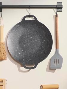 กระทะปิ้งย่าง กระทะปิ้งย่างเกาหลี BBQ ทรงแบน ผิวลื่นไม่ติด ไม่ติดกระทะ ตั้งแคมป์กลางแจ้ง กระทะทอด ส่งจากกรุงเทพ COD