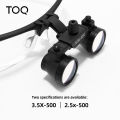 2.5X 3.5X420mm Portable dental Magnifier Dental Lab Medical Loupes Magnification Binocular Headlight Head lamp 3W/5W. 