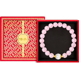 East Beauty | Dây Chuyền Pha Lê Hồng cho Phụ Nữ theo Năm Sinh