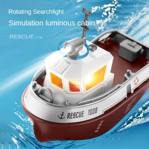 1:32 Remote Control Ship ,Rechargeable High-Speed Speedboat ,RC Remote Control Boat Tug Toy