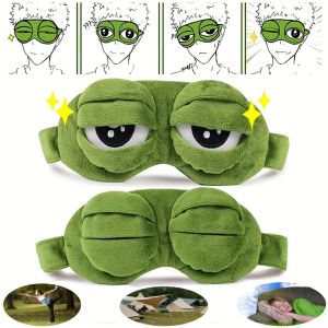 น่ารักกบ Sleep Eye Mask Eye Protector พักกลางวันแรเงาตลก Sleep Eye Mask Soft & สบาย Eye Mask Travel Essentials