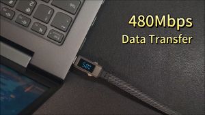 Kabel Data 4 in 1 Super Cepat: Kabel Lighting & USB Type C PD100W 3A