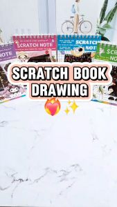Scratch Book Drawing Mini Ajaib Ukuran A5 Super Cute Lucu + FREE Sumpit Favorit Anak Ready Banyak Karakter Sanrio Unicorn Astronot Little Girl / Buku Menggambar Magic Colour Best Seller Imut Unik Alat Tulis Kekinian Fancy Bisa Grosir dan COD