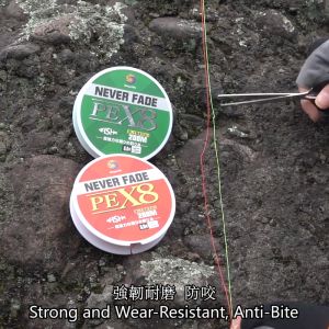 Fishing Lines Jepang Never Fade x8 PE 200m Senar Pancing Kuat Dan Anti Keriting Jalinan