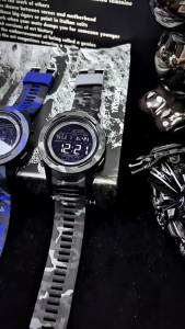 SMAEL Watch 8105 Camo Strap Men Sports Multifunctional Watches Waterproof Shock Digital Display LED Wristwatch for Man