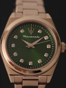 【2 Years Warranty】MASERATI Velocita 35mm Womens Quartz Watch R8853152501 Japan Movement