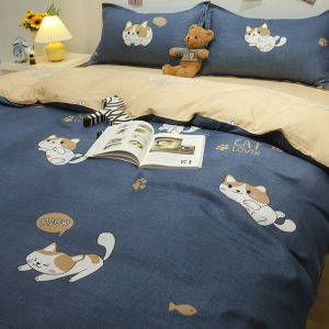 JIFANPAUL | Summer Bedding Set Cotton Bed Sheets and Quilt Cover