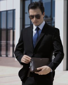 Túi clutch nam cao cấp da thật LECOS - LC12