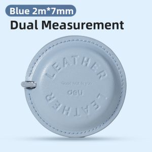 deli | Portable Mini Home Use Leather Measuring Tape