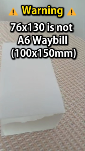 [POSSTORE] Thermal Label Paper Shipping Label Airway Bill Consignment Note [76mm x 130mm]