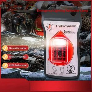 Portable Salt Water Emergency Lamp/No Battery Emergency Light /with Lifetime 120 Hourss Used For Camping Hiking Outdoor Survival