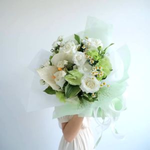 (30PCS) TISU TISSUE Flower Wrapping Paper Bouquet Gift Florist Wrap Wrapper Kertas Pembalut Bunga Hadiah Telur 鲜花包装内衬棉纸