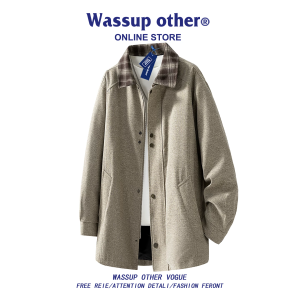 WASSUP ISSUE | American Style Mid-length Trench Coat