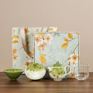 XIANGYE | Ceramic Tea Set For Single Person Use Hand-Painted Gourd Cup
