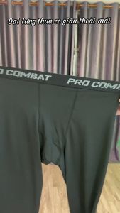 QUẦN BÓ CƠ GIỮ NHIỆT NAM COMBAT PRO QUẦN LEGGING TẬP GYM NAM MÀU ĐENQUẦN ĐÁ BÓNG Sport