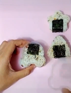 Cetakan Bento Sushi Onigiri Karakter Lucu