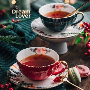 Timemore | Elegant Ceramic Coffee Cup & Saucer Set