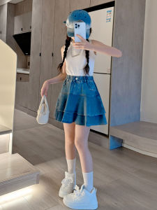 ZIRUIBABA | Summer Lightweight New Jeans Skirt Shorts Set
