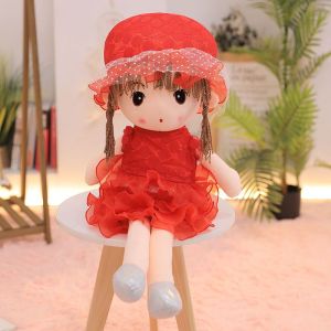 45CM/60CM Wedding Princess Girl anak patung peluk doll plush soft stuffed toy gift kids 婚纱娃娃