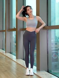 Penghantaran dari China [2025] Satu keping Pad Dada Cawan Tetap Berkumpul Bra Sukan untuk Wanita Nipis Belakang Cantik Bra Sukan Kalis Kejutan Berintensiti Tinggi untuk Musim Gugur 3.5