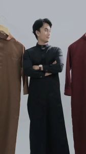 Jubah pria dewasa terbaru gamis laki premium baju lebaran muslim cowok