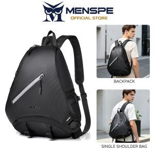 MENSPE Outdoor Backpack Chest Bag Men Multifunctional Hiking Bag Waterproof Crossbody Bow Bag Leisure Travel Shoulder Bag Backpack Lightweight Sports Fitness Bag Casual Camping Bag