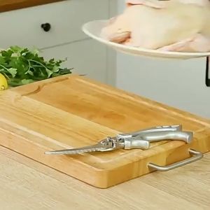 JAPAN Multifunction Kitchen Scissors Heavy Duty Stainless Steel Kitchen Scissor Chicken Bone Scissor Vegetables BBQ Tools Scissors kitchen appliance kitchen accessories heavy duty kitchen scissors stainless japan