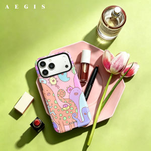 Crowded Cute Duck Cartoon Double Layer Hard Shell for iPhone 17 16 15 14 Plus 13 Pro Max Anti-Drop Shockproof PC Case