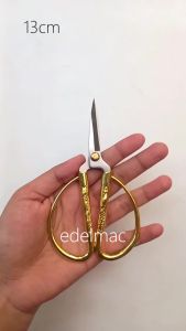 Gunting Jahit Unik Stainless Steel Vintage Style Fabric Cutter Sewing Scissor