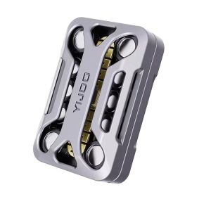 Meade | Infinite Position Metal EDC Fidget Slider Magnetic Push Toy Stress Relief Sensory Feedback Fun Gift for Adults Kids Party Favors