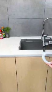 360 Degree Rotating Kitchen Detergent Presser Vegetable Basin Sink Soap dispenser Extension Tube Wit
