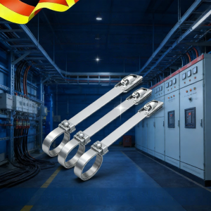 KUWUBIANJING | Self-locking 304 Stainless Steel Cable Ties Corrosion-resistant High-temperature Resistant